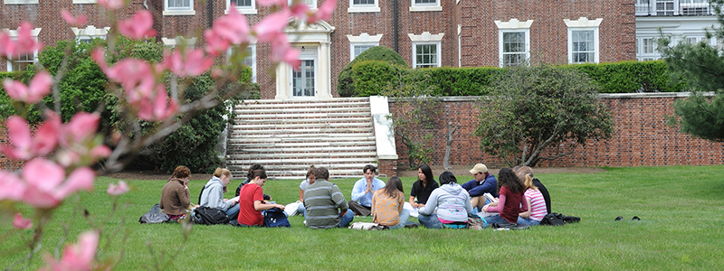Honors Program Class on Lawn